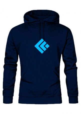 Workwear Hoodie blau