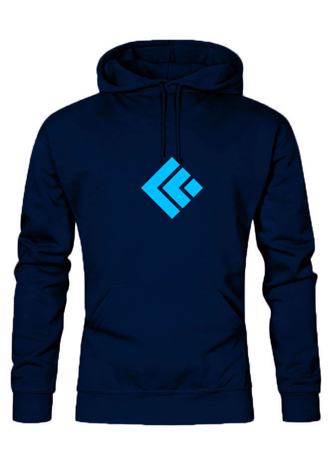 Workwear Hoodie blau